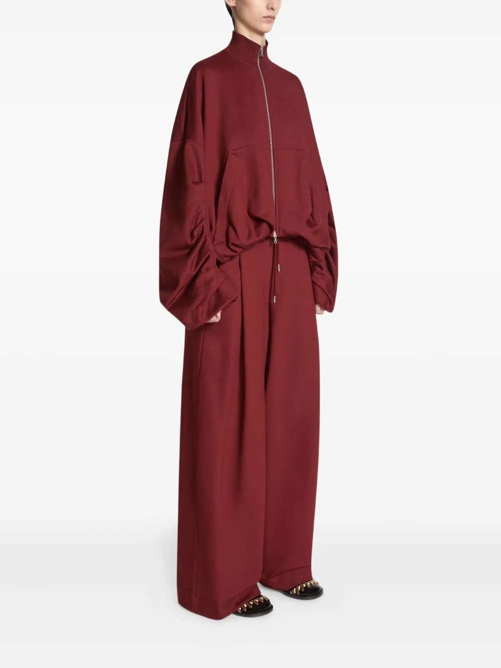 Dries Van Noten Zip-fastening Jacket In Red