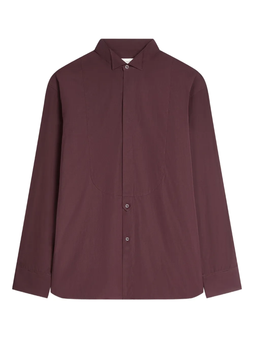 DRIES VAN NOTEN camisa de algodón | rojo | Image 1