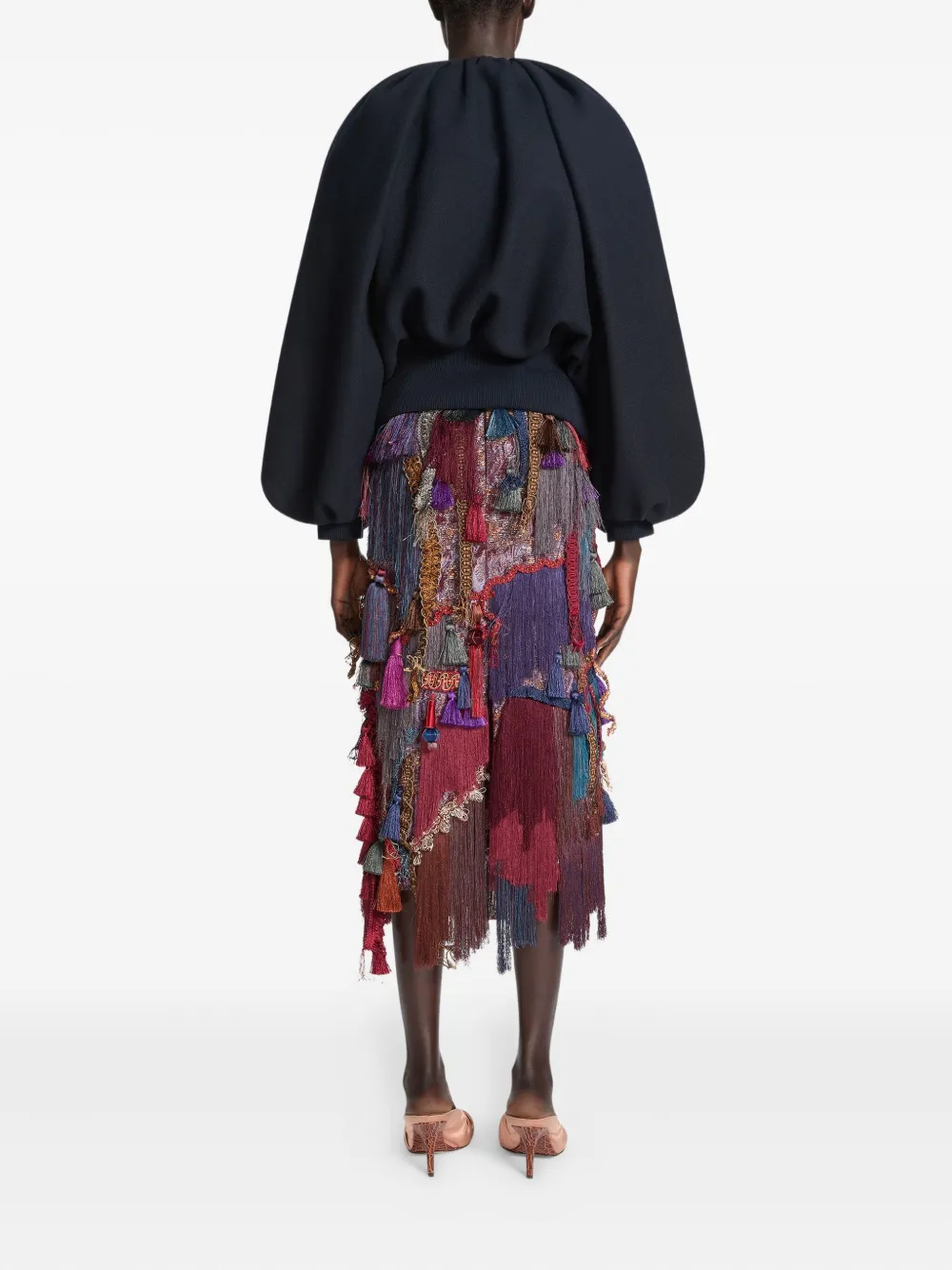 DRIES VAN NOTEN Jack met ballonmouwen Blauw