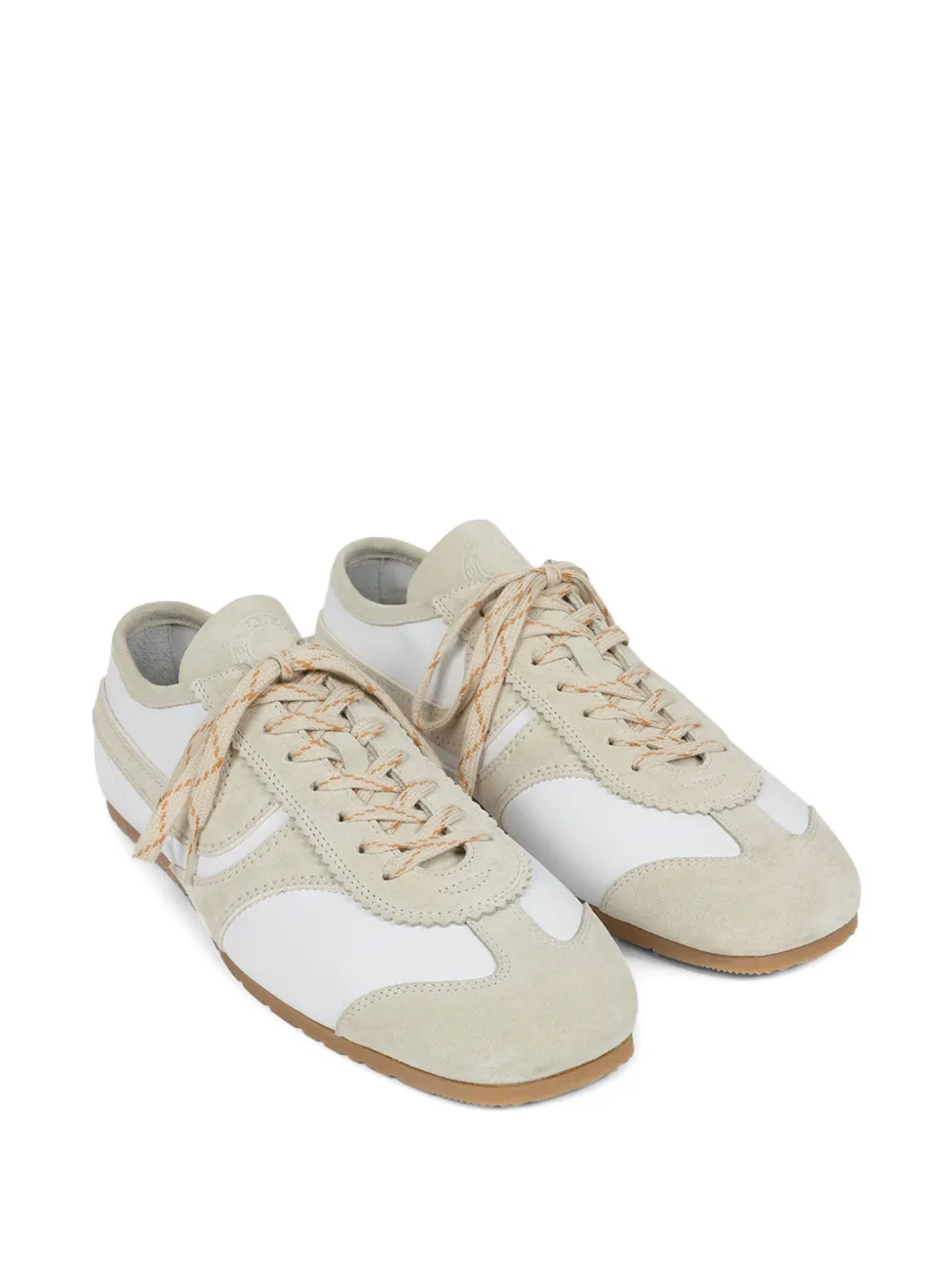 DRIES VAN NOTEN suede-panel sneakers Neutrals