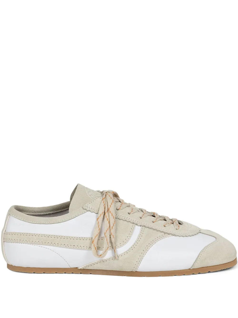 DRIES VAN NOTEN suede-panel sneakers Neutrals