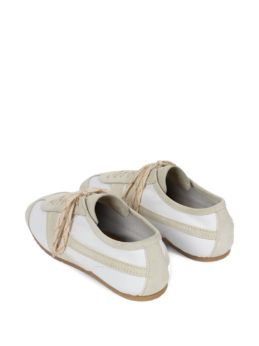 DRIES VAN NOTEN suede-panel sneakers Neutrals