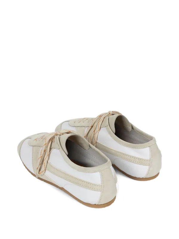 DRIES VAN NOTEN suede-panel Sneakers | Neutrals | FARFETCH ID