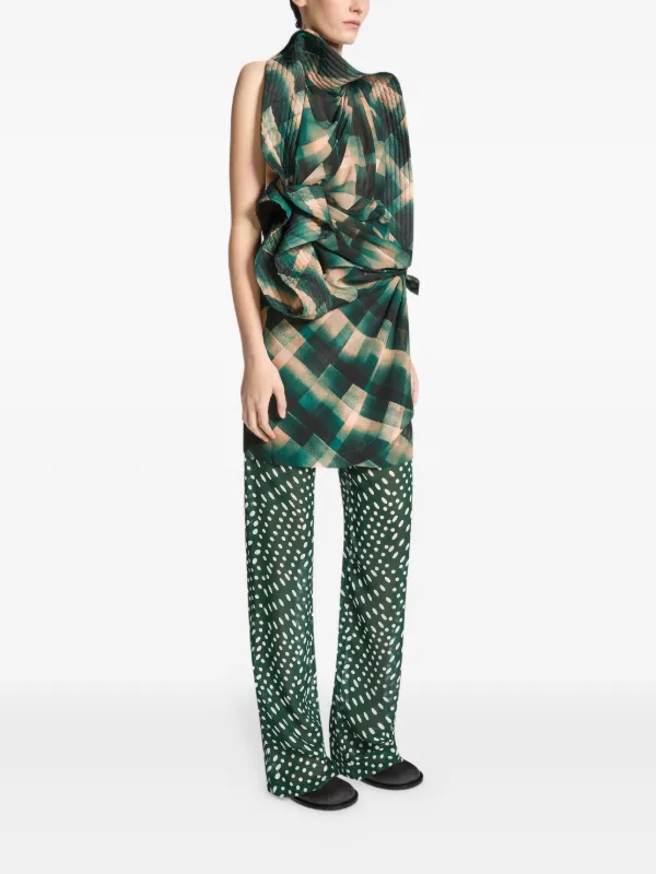 Dries Van Noten チェック　ガウン DRIES VAN NOTEN - DRIES VAN NOTEN / ドリスヴァンノッテン