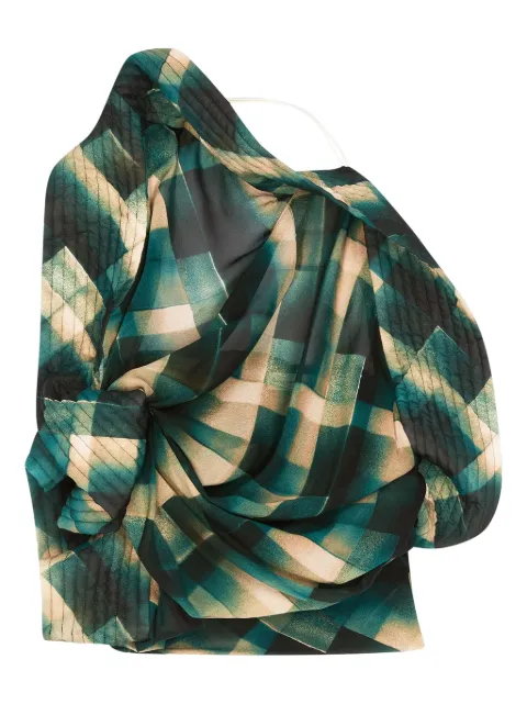 DRIES VAN NOTEN check-pattern top