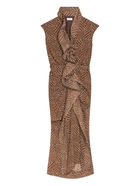 DRIES VAN NOTEN vestido midi Davylo