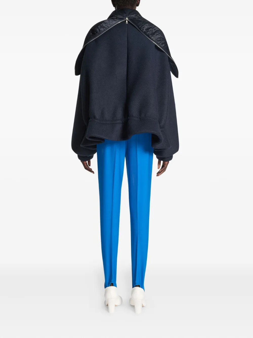 DRIES VAN NOTEN Korte parka Blauw