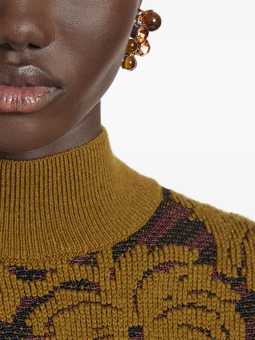 DRIES VAN NOTEN stone pin earrings | Image 2
