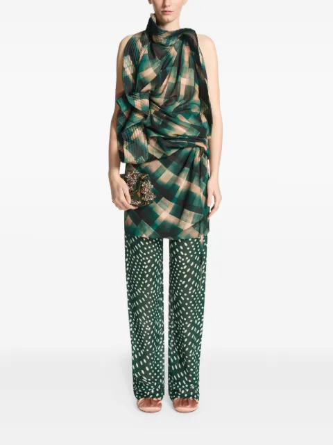 DRIES VAN NOTEN bolsa de mano estilo sobre con detalle de mostacillas