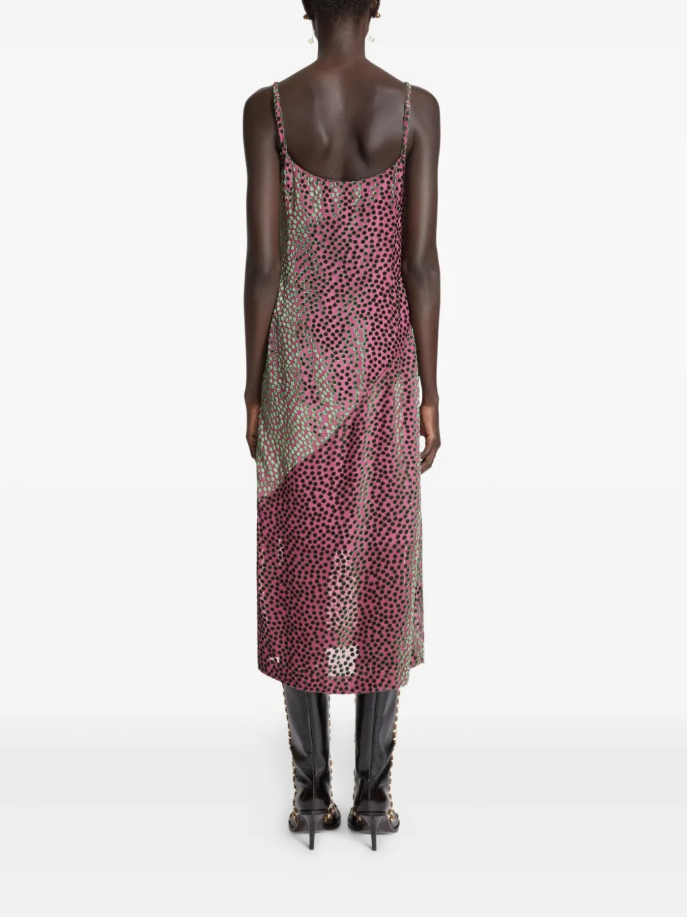 DRIES VAN NOTEN Jurk met stippen Roze