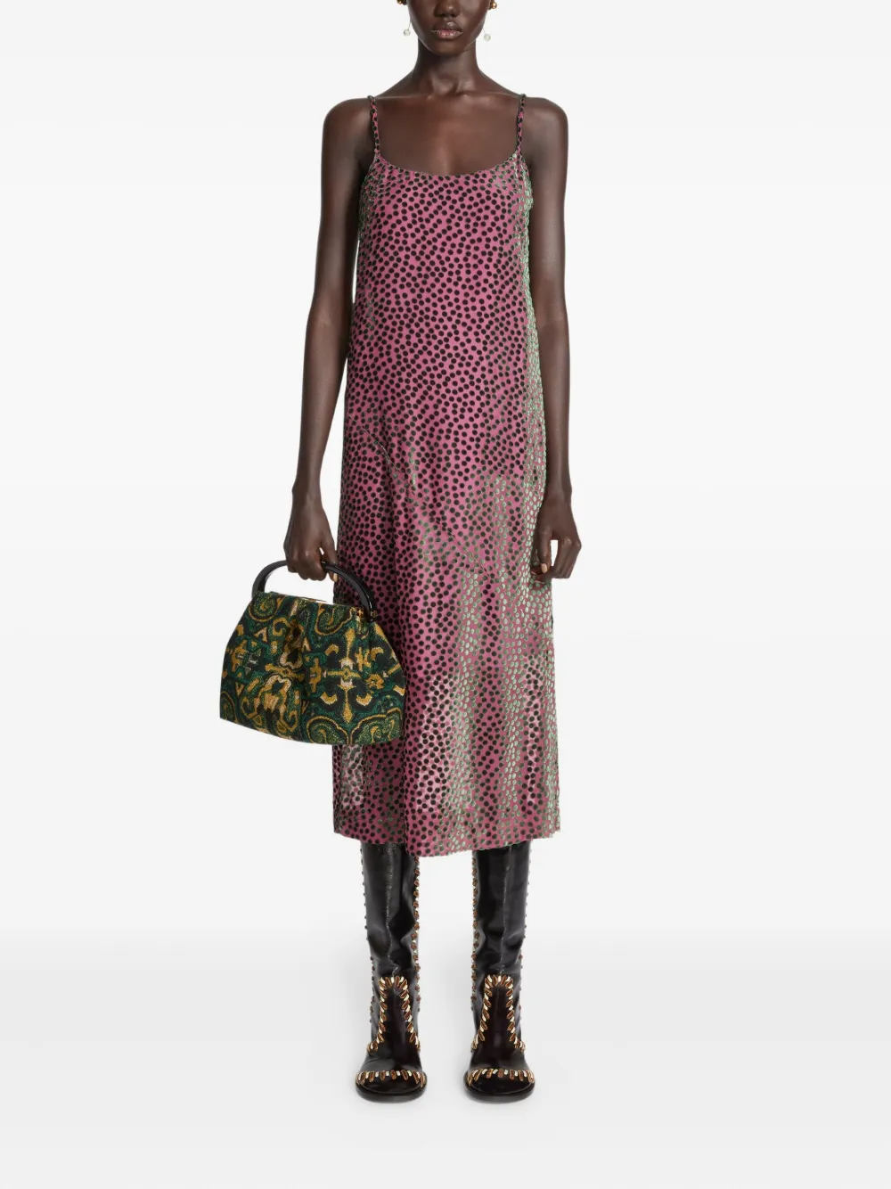 DRIES VAN NOTEN Jurk met stippen - Roze