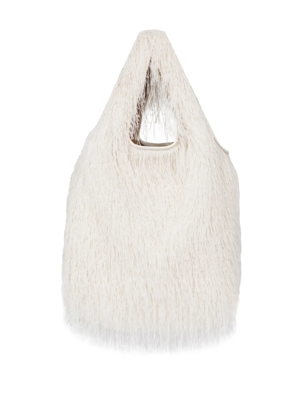  Dries Van Noten Fringed Tote Bag - Neutrals 