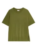 DRIES VAN NOTEN button-embellishment cotton T-shirt - Green