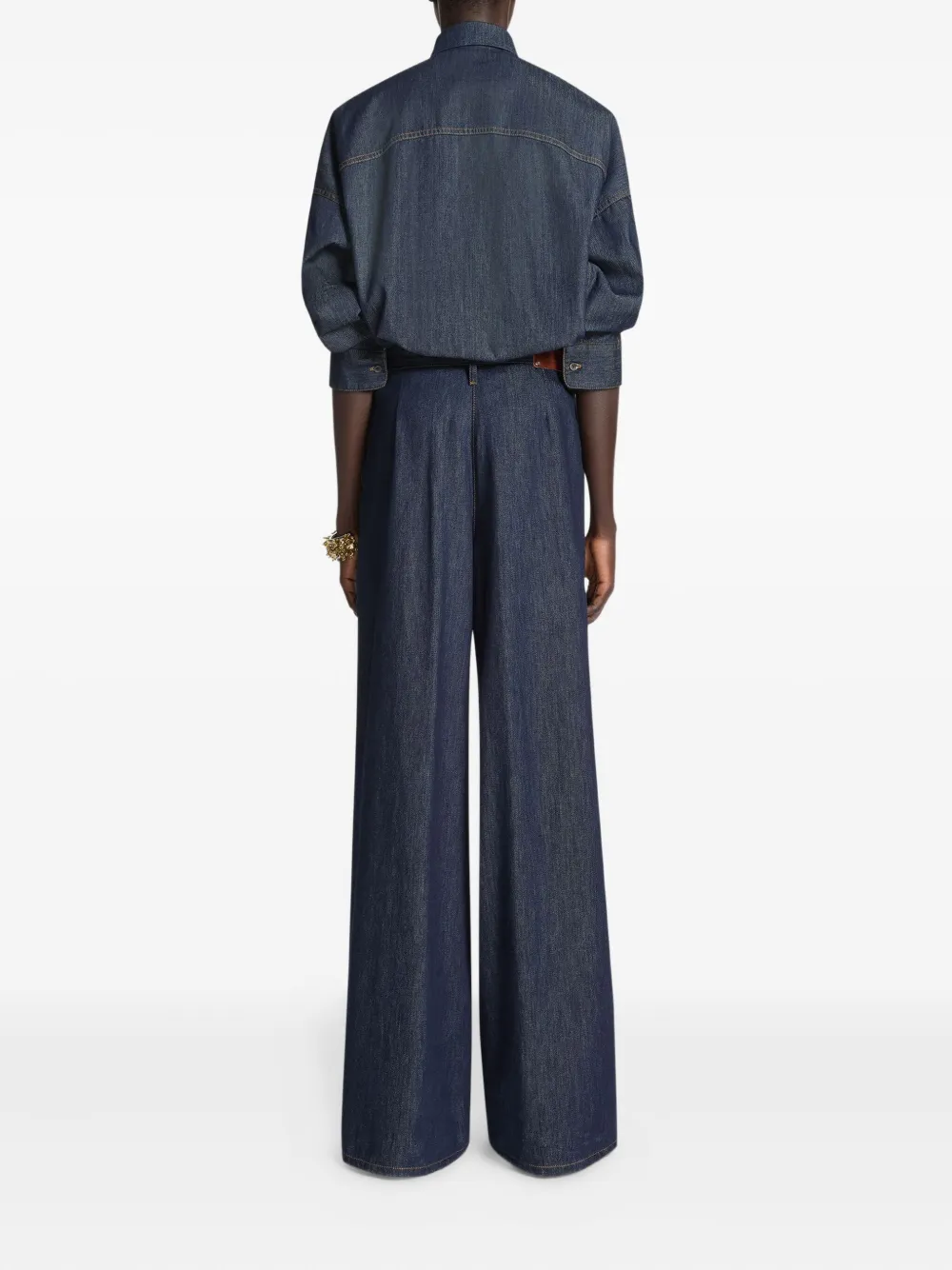 DRIES VAN NOTEN Denim blouse Blauw