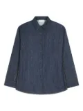 DRIES VAN NOTEN contrast-stitching denim shirt - Blue