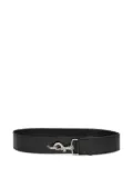 DRIES VAN NOTEN lobster-clasp leather belt - Black