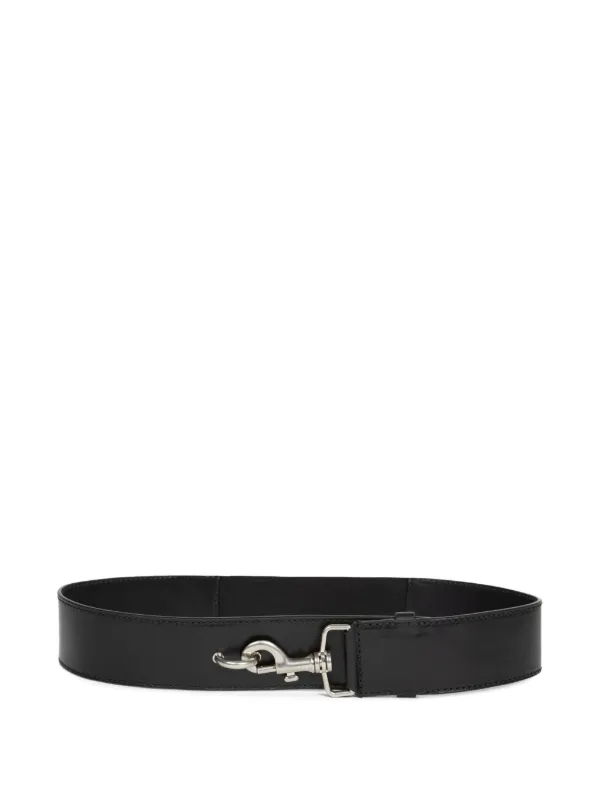 DRIES VAN NOTEN レザーベルト | ブラック | FARFETCH JP