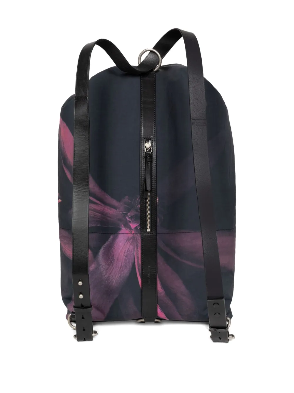 Dries Van Noten Floral-print Backpack In Black