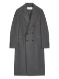DRIES VAN NOTEN double-breasted wool coat - Grey