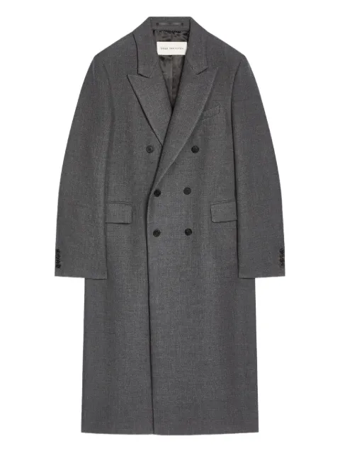 DRIES VAN NOTEN double-breasted wool coat