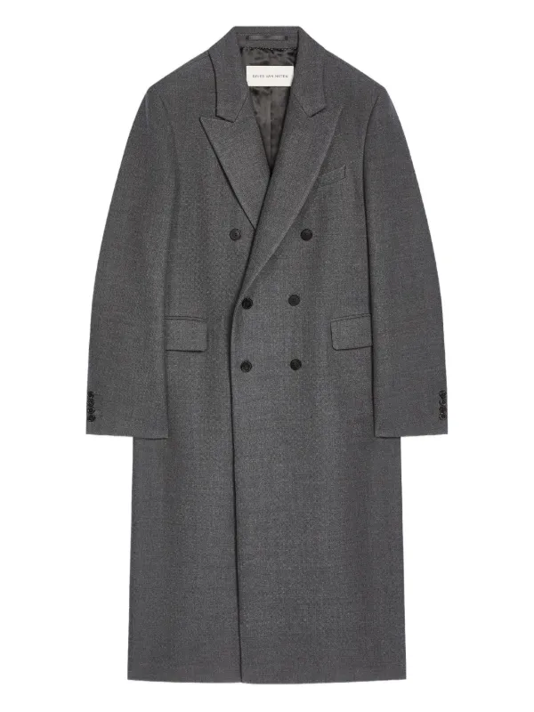 driesvannoten コート DRIES VAN NOTEN ダブルコート | グレー | FARFETCH JP