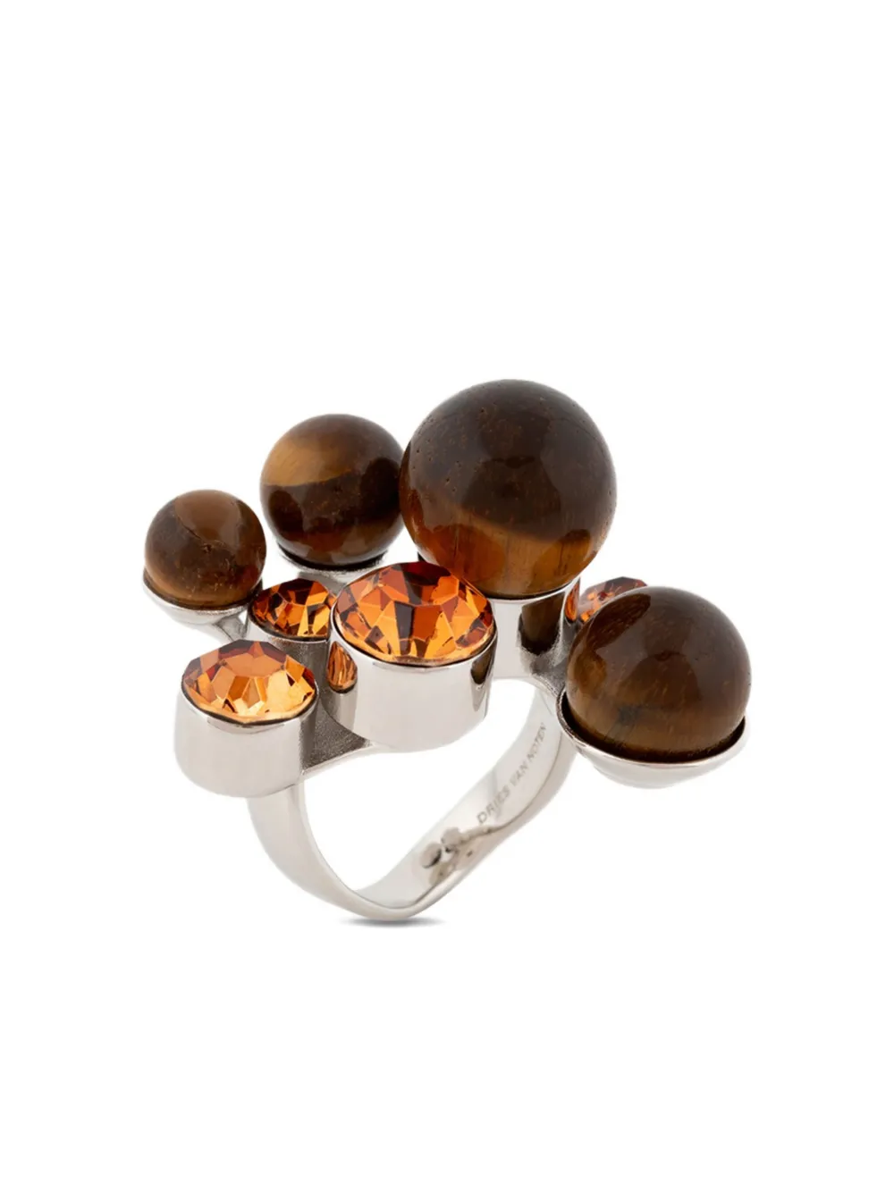 Dries Van Noten Ornamented Ring In Multi