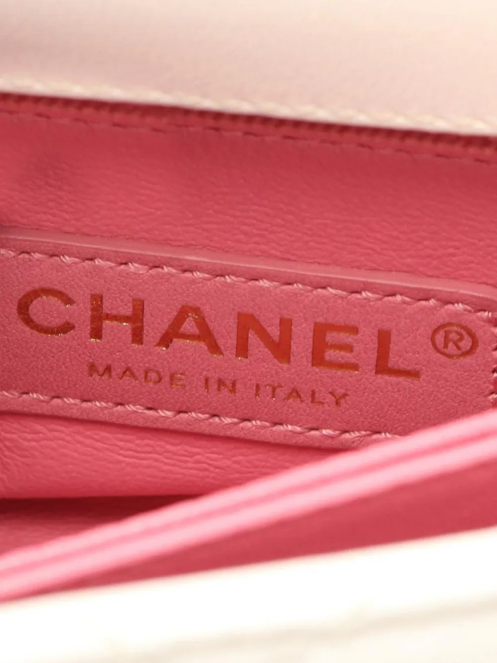 Pre-owned Chanel 2021 Extra Mini Quilted Goatskin Rainbow Coco Top Handle Bag Satchel In White