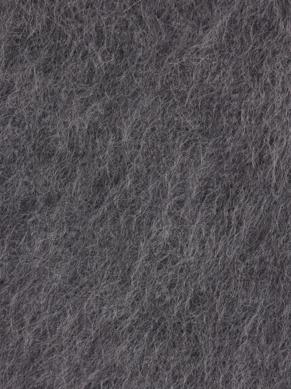 Max Mara Geborstelde trui met ronde hals Grijs