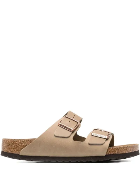 Birkenstock Sandália de couro com fivela