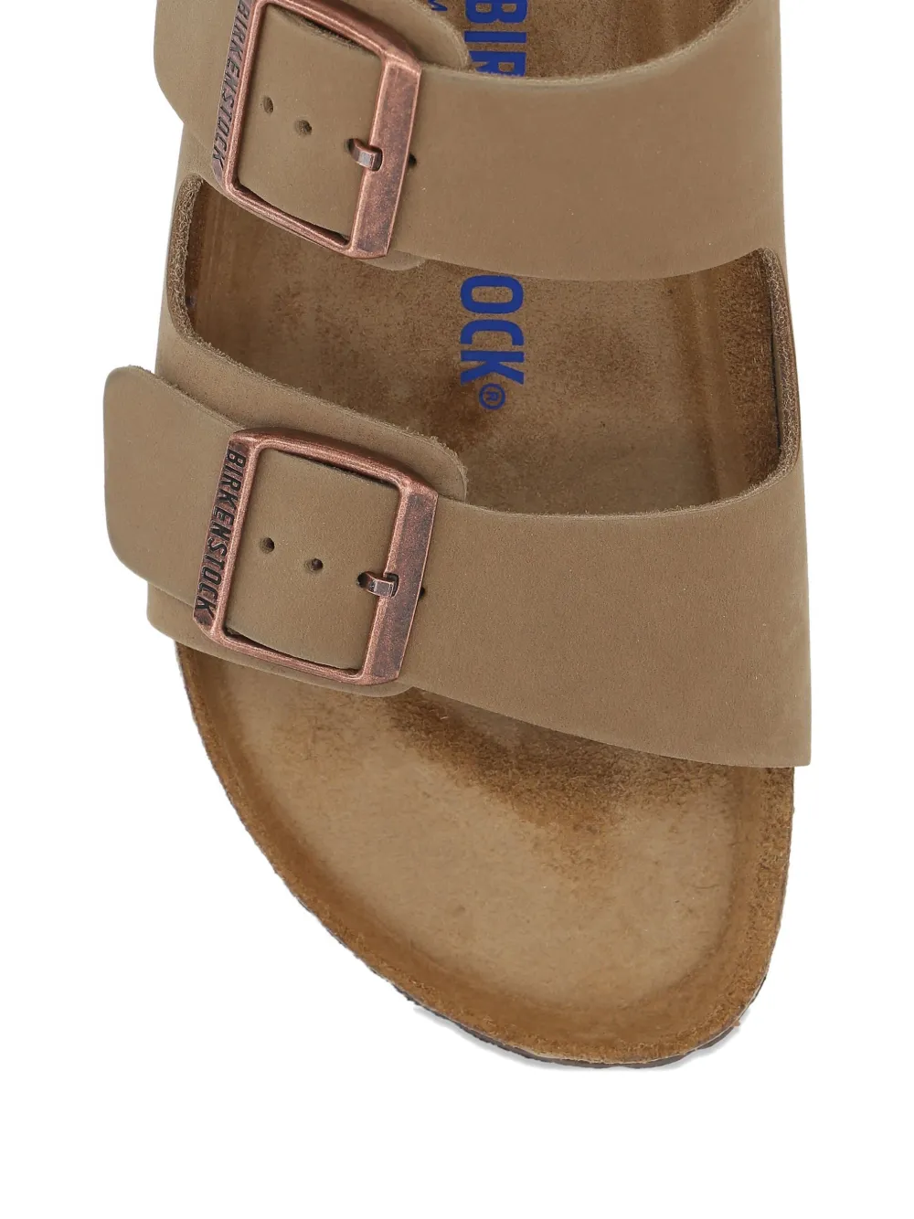 Birkenstock buckled leather sandals Brown