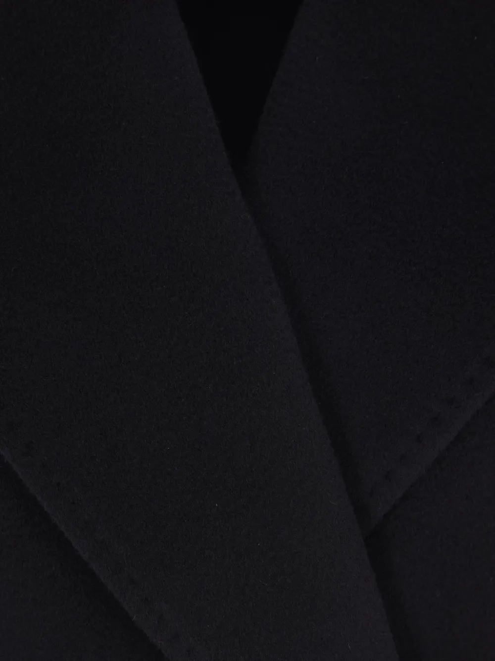 Max Mara Belted Cashmere Double-breasted Coat In Black