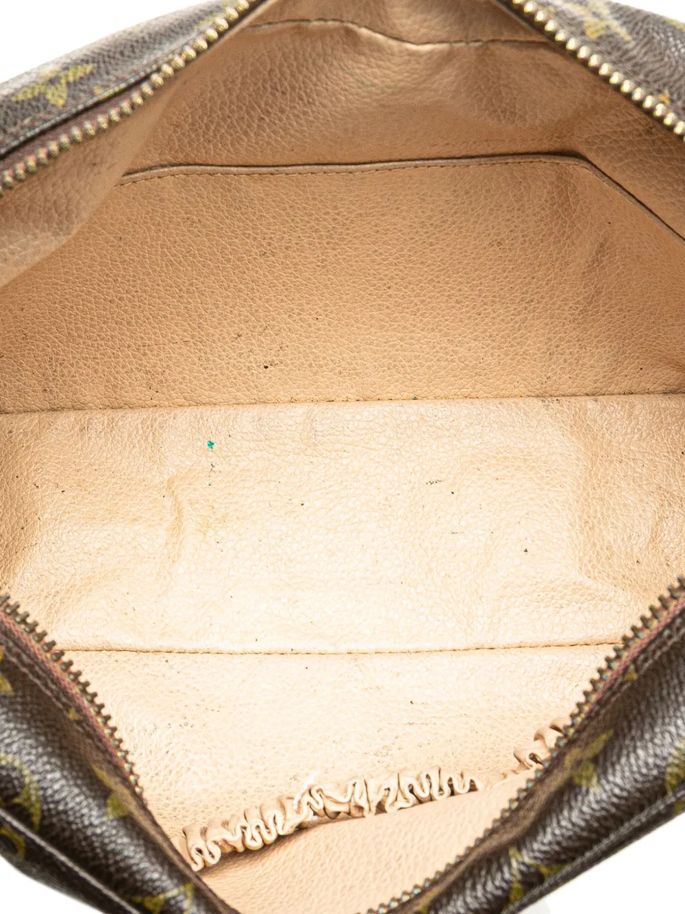 Pre-owned Louis Vuitton 1990-2000 Monogram Trousse Toilette 28 Clutch Bag In Brown