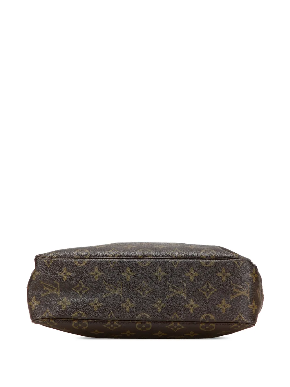 Pre-owned Louis Vuitton 1990-2000 Monogram Trousse Toilette 28 Clutch Bag In Brown