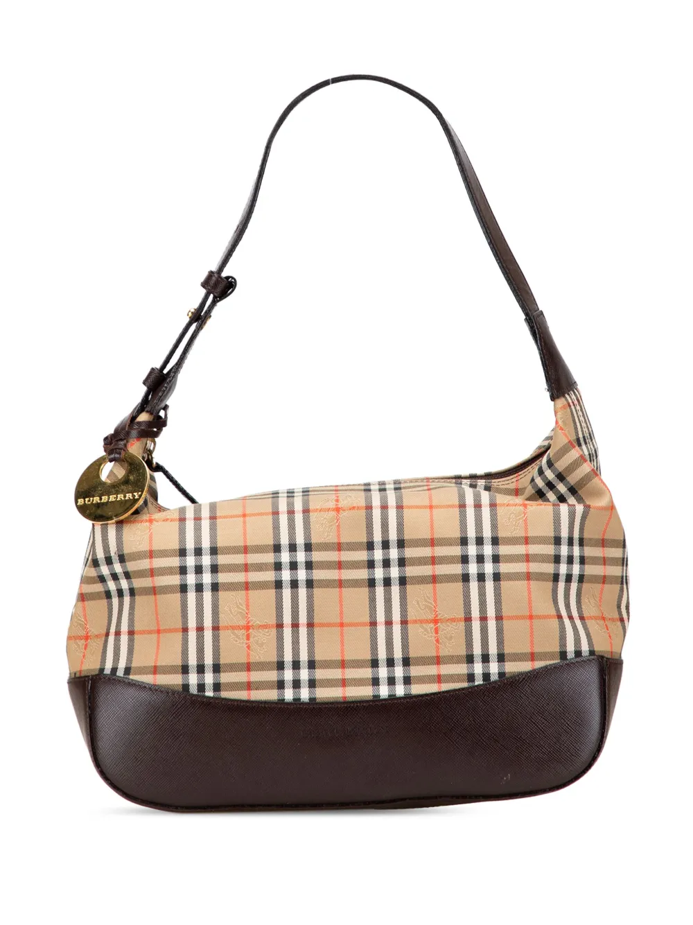 Burberry Pre-Owned 2000-2017 Haymarket Check Canvas shoulder bag | Brown | Image 1