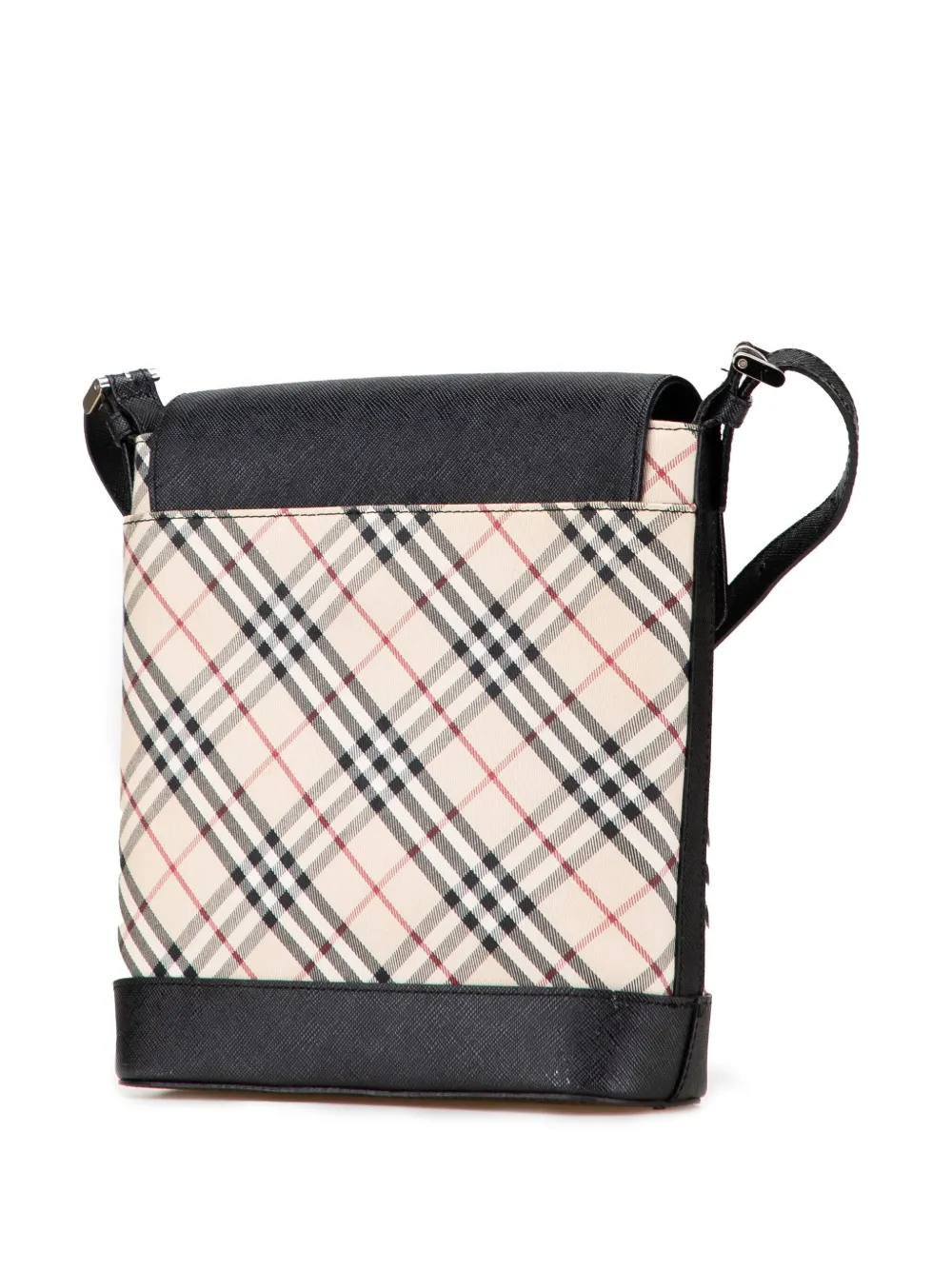 Pre-owned Burberry 2000-2017 Nova Check Canvas Crossbody Bag In Brown