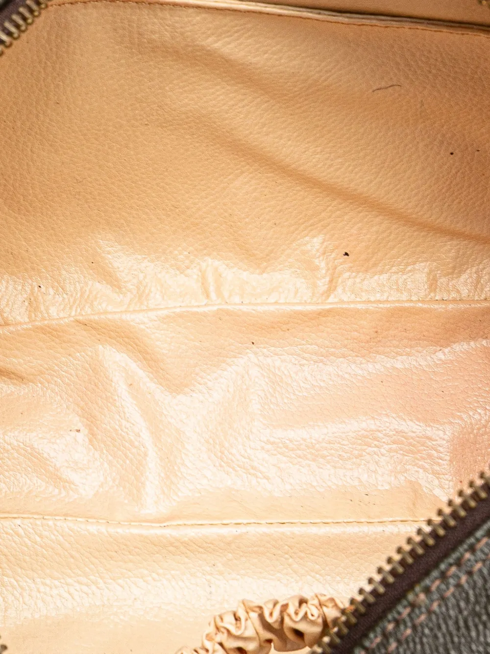 Pre-owned Louis Vuitton 2000-2025 Monogram Trousse Toilette 28 Clutch Bag In Brown
