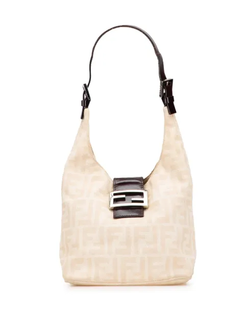 Fendi Pre-Owned bolsa de hombro de lona con motivo Zucca del siglo XX