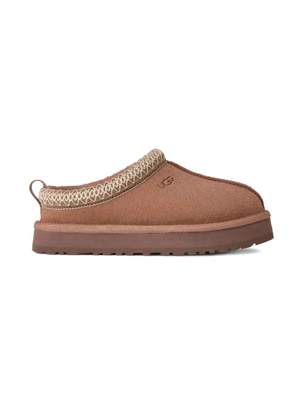 UGG Kids Tazz platform trim slippers | Brown | Image 1