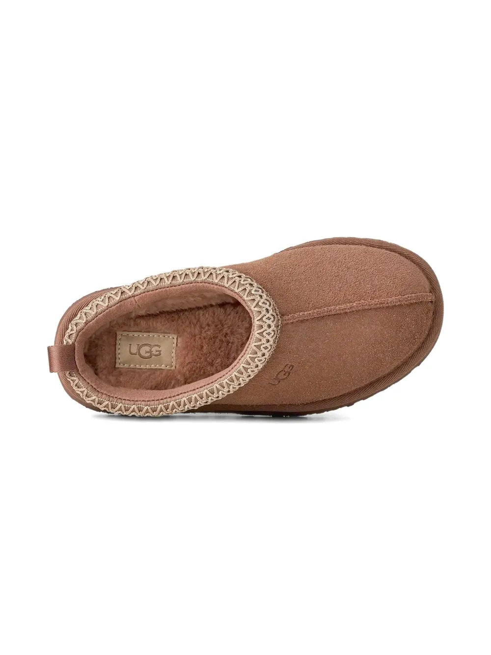 UGG Kids Tazz slippers met plateauzool en afwerking Bruin