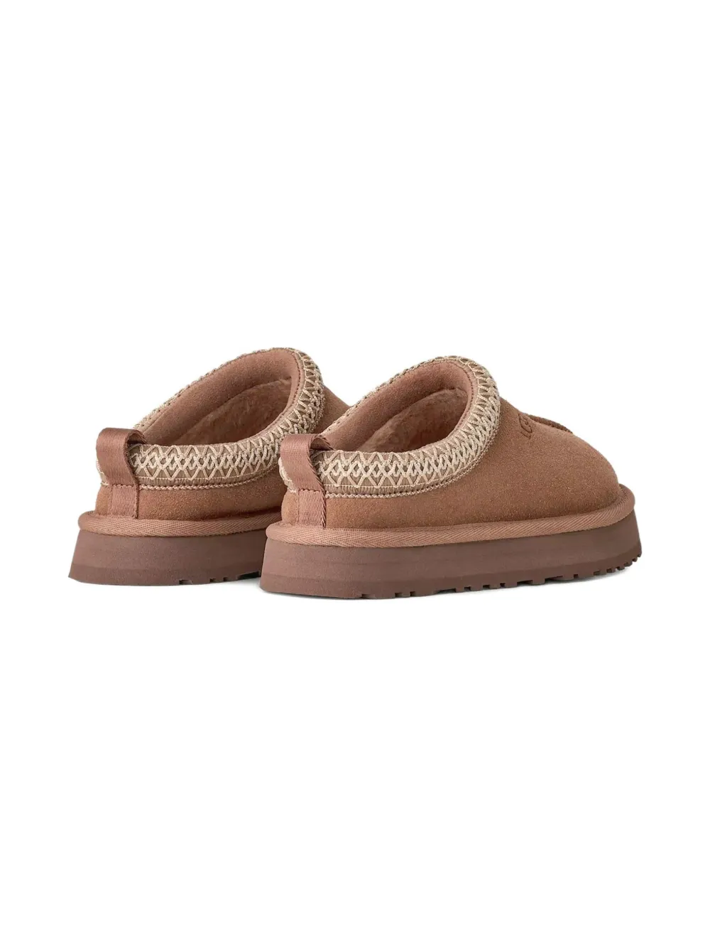 UGG Kids Tazz slippers met plateauzool en afwerking Bruin