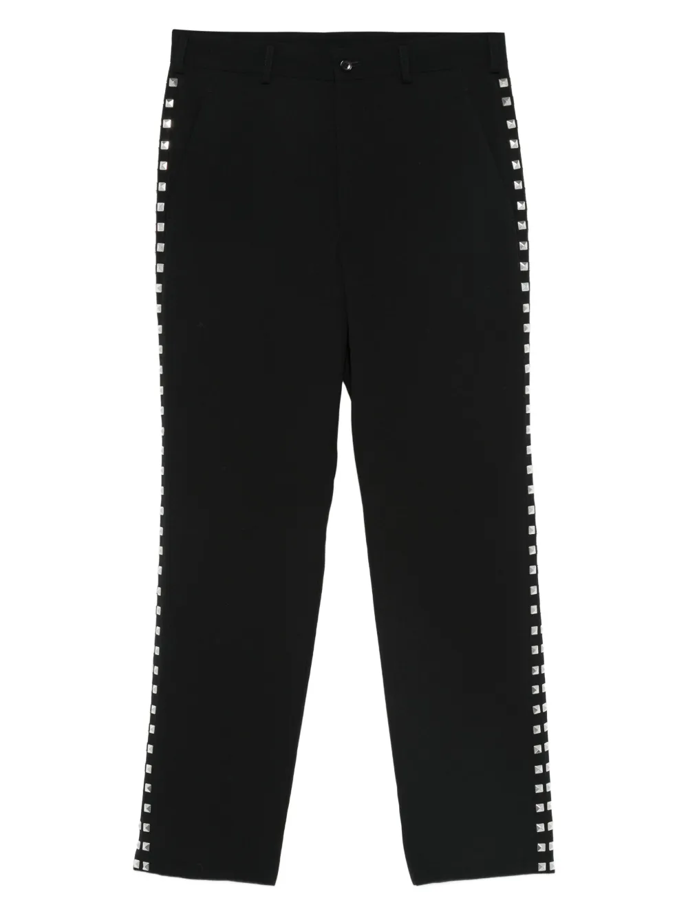 Black Comme Des Garçons wool trousers - ブラック Black Comme Des Garçons wool trousers - ブラック
