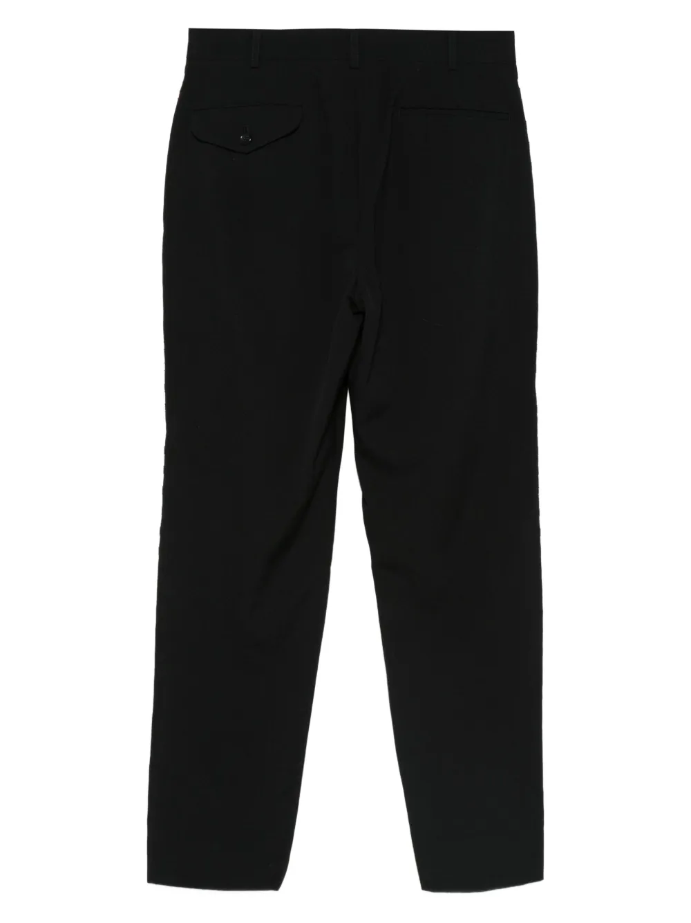 Black Comme Des Garçons Wollen broek - Zwart