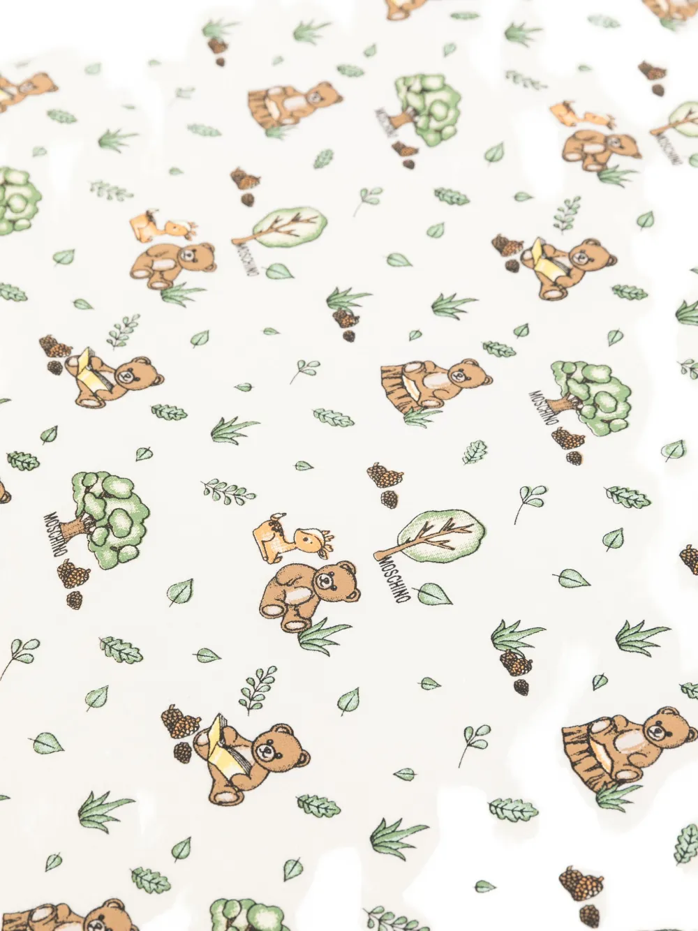 Moschino Kids Teddy-print baby blanket | Image 2