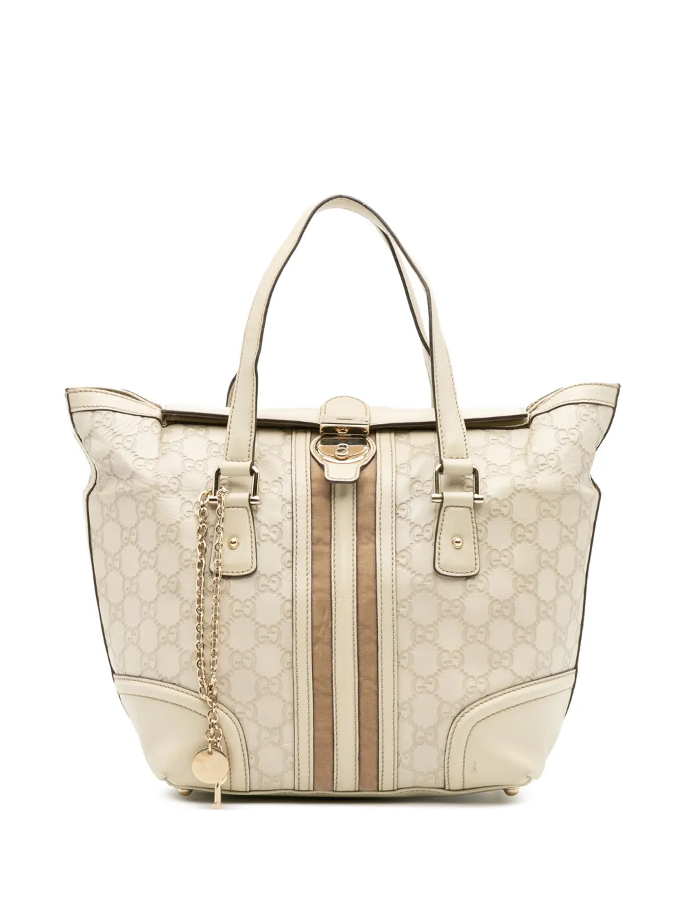 Gucci Pre-Owned 2000-2015 Guccissima Treasure handbag | White | Image 1