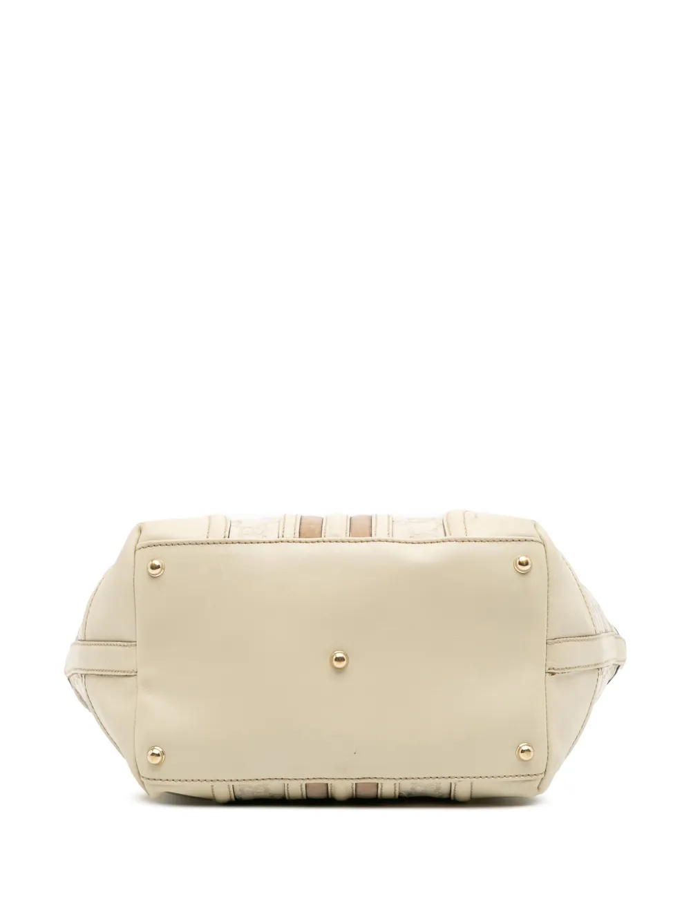 Pre-owned Gucci 2000-2015 Ssima Treasure Handbag In White