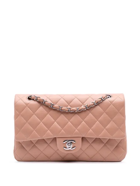 CHANEL Pre-Owned 2009-2010 Medium Classic Lambskin Double Flap shoulder bag