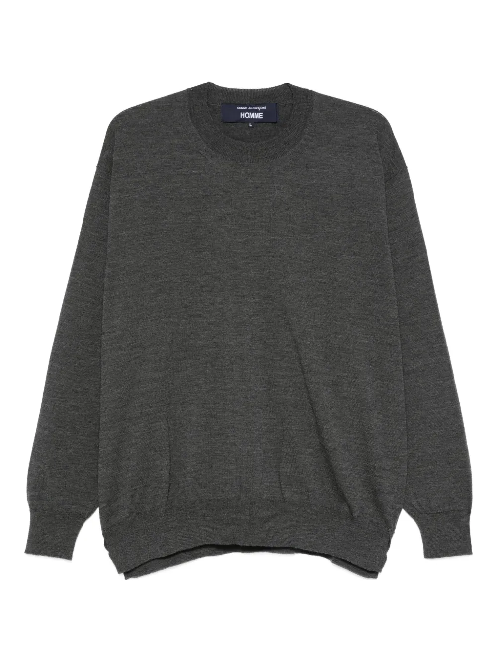 Comme des Garçons Homme wool jumper | Grey | Image 1