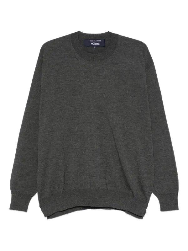 Comme Des Garçons Homme ウール セーター | グレー | FARFETCH JP