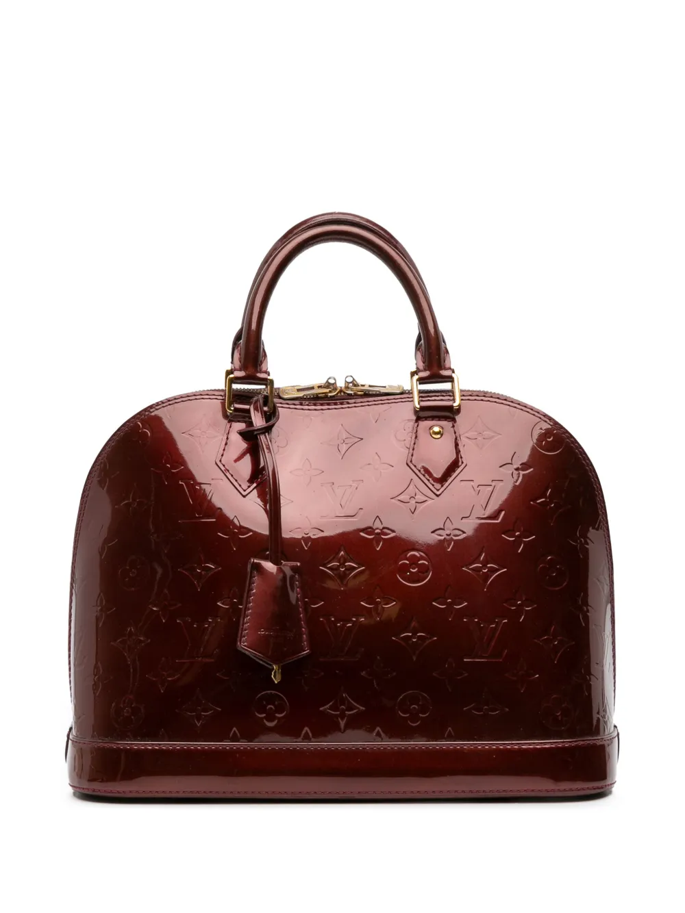 Louis Vuitton Pre-Owned Monogram Vernis Alma PM 手提包（2010年典藏款） | 红色 | Image 1