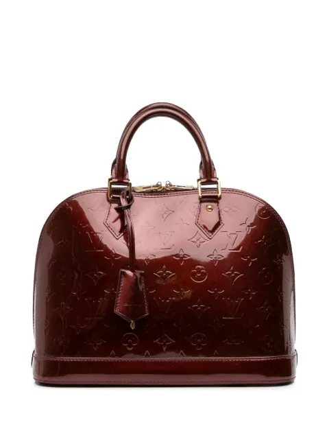 Louis Vuitton Pre-Owned Borsa a mano Alma PM in pelle Vernis con monogramma 2010